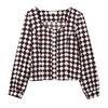 Temperament Square Neck Long Sleeve Retro Casual Shirt Women Fashion Tops Button Up Elegant Loose Blouse for Women Simple Slim Fit Shirts Woman 26350