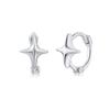 Westisland Silver Star One-Touch Earrings Choose 1 Of 2_Ws066