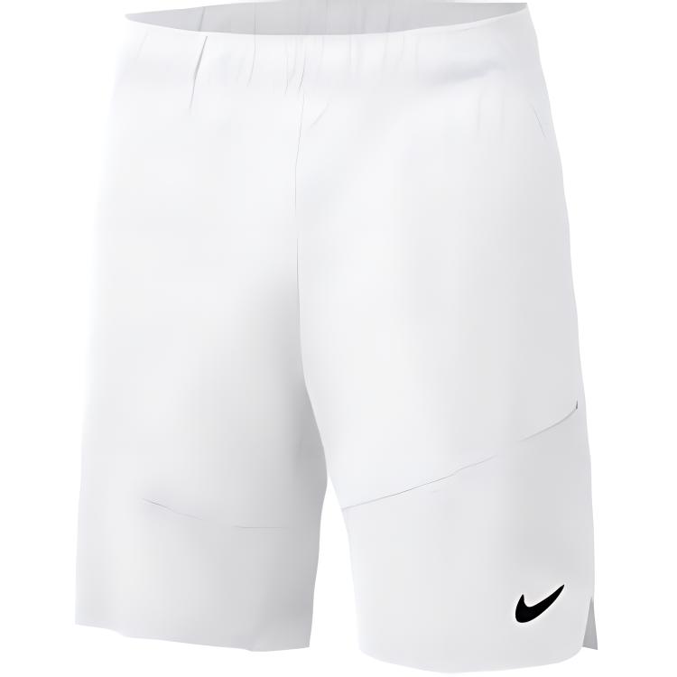Nike Solid Color Brand Logo Lace-Up Shorts Men shorts White DD8331-100
