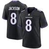 Baltimore Ravens 8 Jackson Fotbalový dres Pánský herní dres Atletické sportovní oblečení