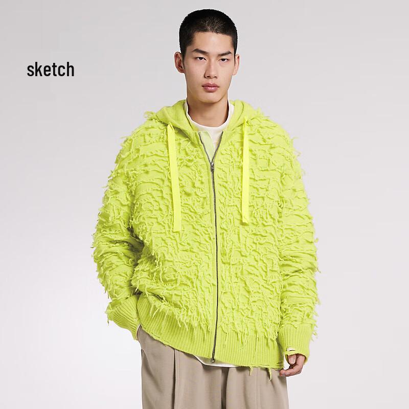 

Men s Casual Hooded Cardigan Knitwear S