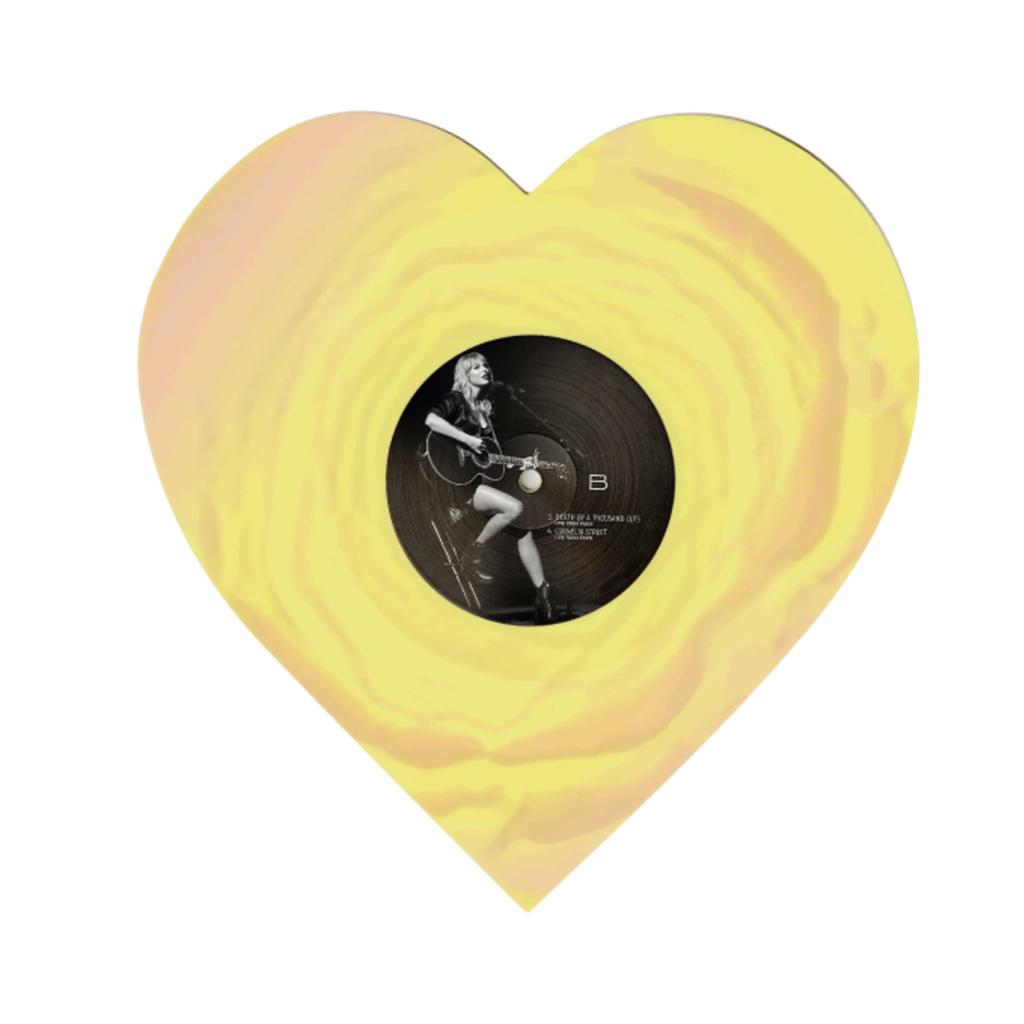 Taylor Swift Lover Live From Paris Heart Shaped Vinyl Pink Yellow Blue (2LP)