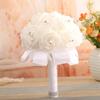 Romantic Bridal Wedding Bouquet Satin Artificial Rose Flower Rose Flower Bouquet  Bridal Wedding