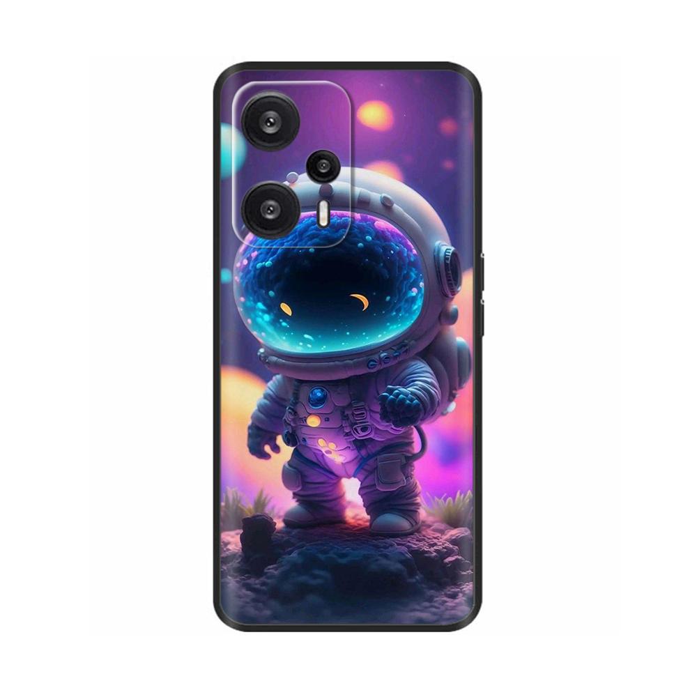 For Xiaomi Poco F5 Pro Case Painted Flower Back Cover Full Protection Soft Case for POCO F5 PocoF5 F5Pro Fundas Phone Casing