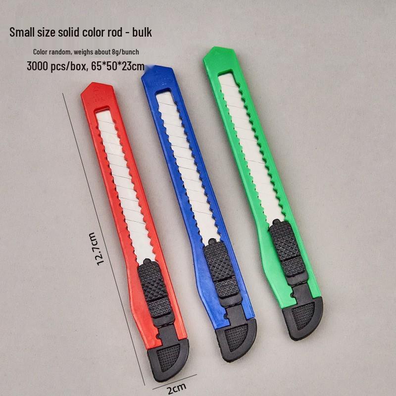 Compact Office Stationery Knife - Manual Paper Cutter for Carton Opening