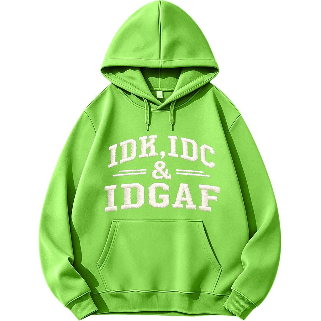 Unisex Printed Hooded Sweatshirt Long Sleeve Pullover Casual Top for Men and Women