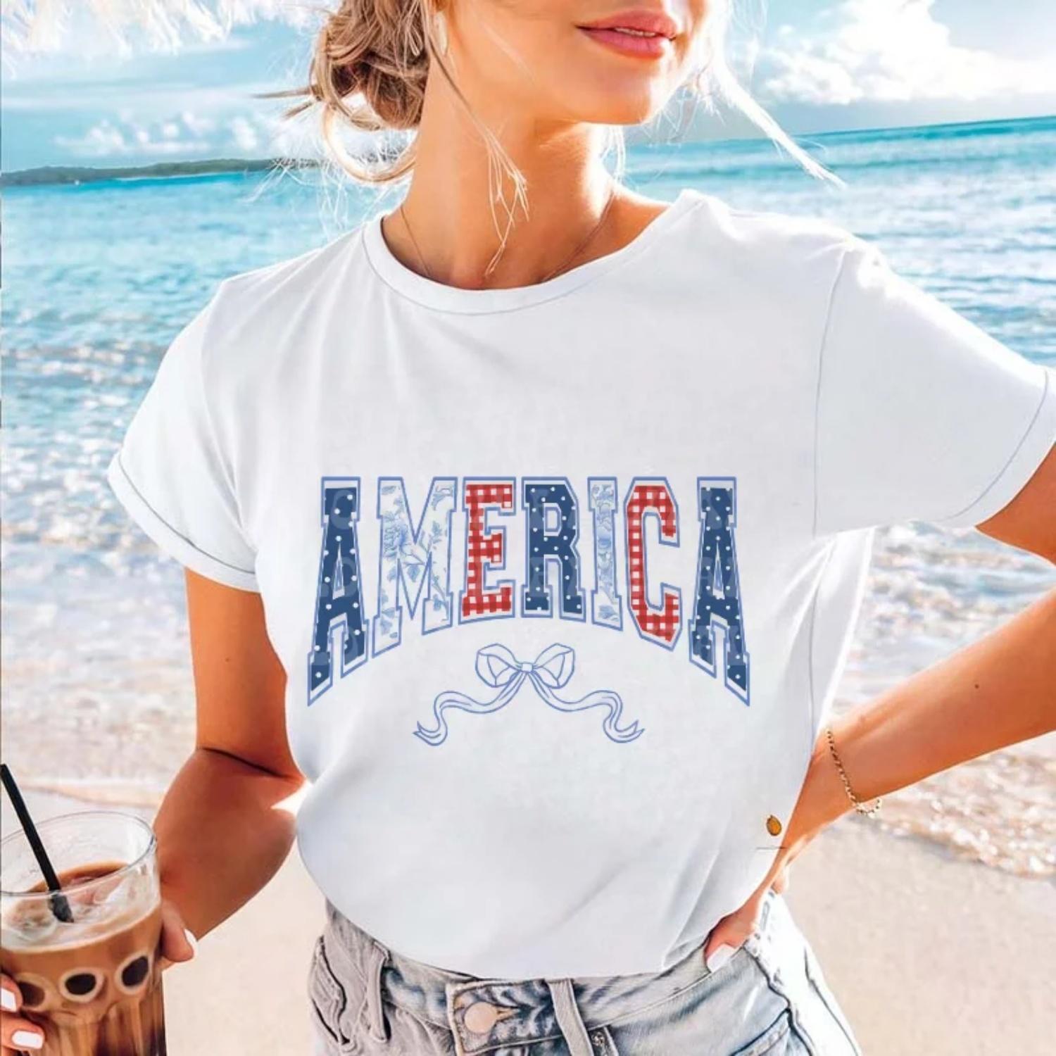 Trendy Short Sleeved Women s Fashion Clothing Letter Style Printed T-Shirt Top Women s Casual Simple Pattern Basic T-Shirt S