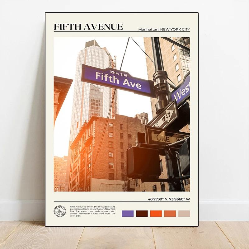 New York Reise Landschaft Poster Catskill Mountains Central Park Hudson Valley Leinwandgemälde Wandkunst Bild Büro Heimdekor