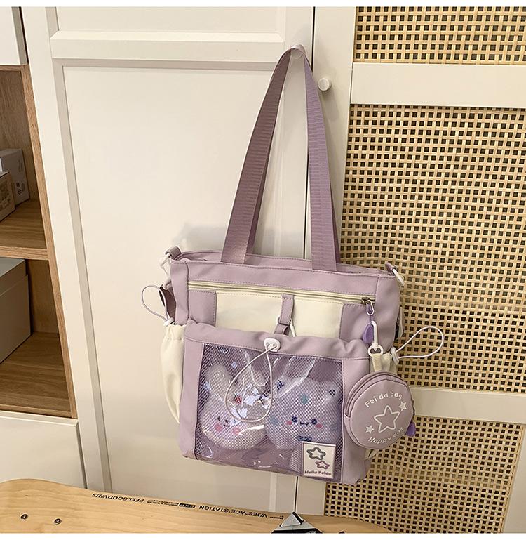 Torebka szkolna urocza dziewczynka wysoka wartość dopamina ból duża pojemność słodki lek makijażu