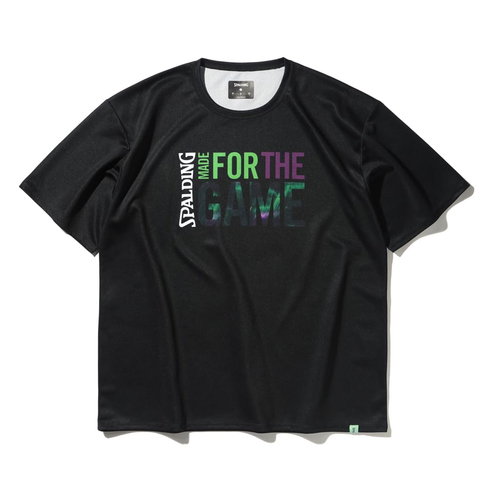 

Spalding Biomarble Made for the Game T-Shirt, Black, Medium, SMT25008