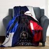 Mbappe Personalized Text Blanket Multi-purpose Customizable Blanket Soft & Cozy Perfect for Home Decor Picnics Seaside Bedding for All Occasions