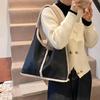 Trendy Brand Designer Lamb Wool Shoulder Bag Bucket Women Handbags And Purse Winter Lady's Leather Underarm Tote Bag