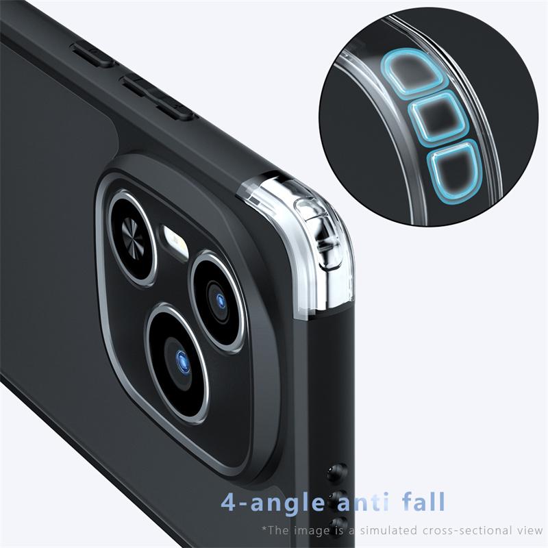 For Honor Power Case Honor Power Cover Funda Luxury Matte PC + TPU Shockproof Protective Phone Back Cover Cases For Honor Power