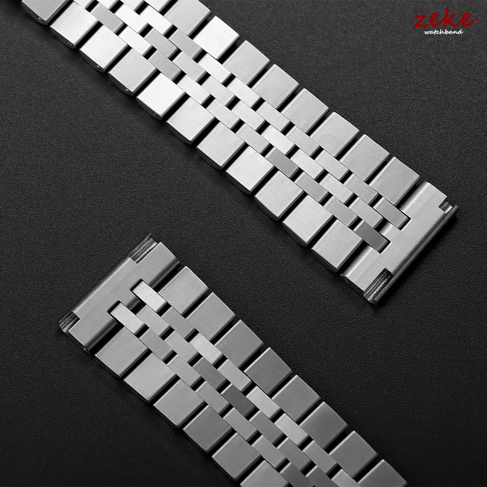 Luxus Massives Edelstahl Uhrenarmband für Seiko SKX009 Herren Taucher Stahl Faltschließe Armband 18/19/20/21/22/24mm Bänder