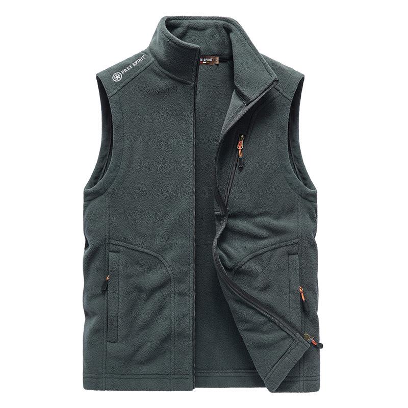 Men's Polar Fleece Outdoor Vest Jacket 2166