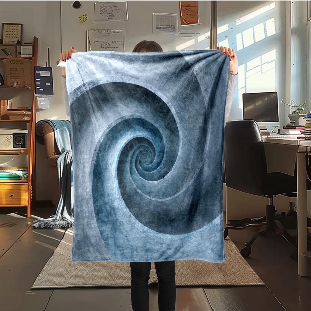 1Pc Cartoon Print Flannel Blanket, High Quality Comfortable for All Seasons, Home Decor, Warmth and Comfort, Perfect for Christmas Birthday Gift