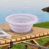 Silicone Folding Ice Facials Basin Portable Spa Tool Collapsible Face Ice Wash Bowl Reusable Cold Plunge Basin for Home