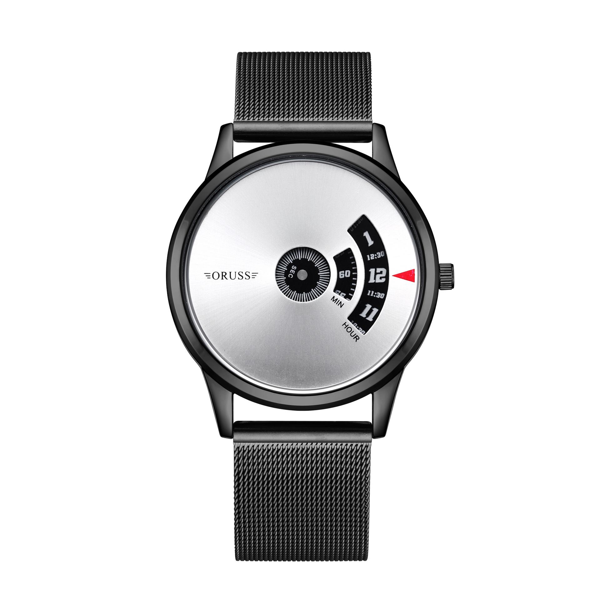 

ORUSS новые роскошные мужские часы высшего бренда с коробкой, водонепроницаемые модные мужские кварцевые часы