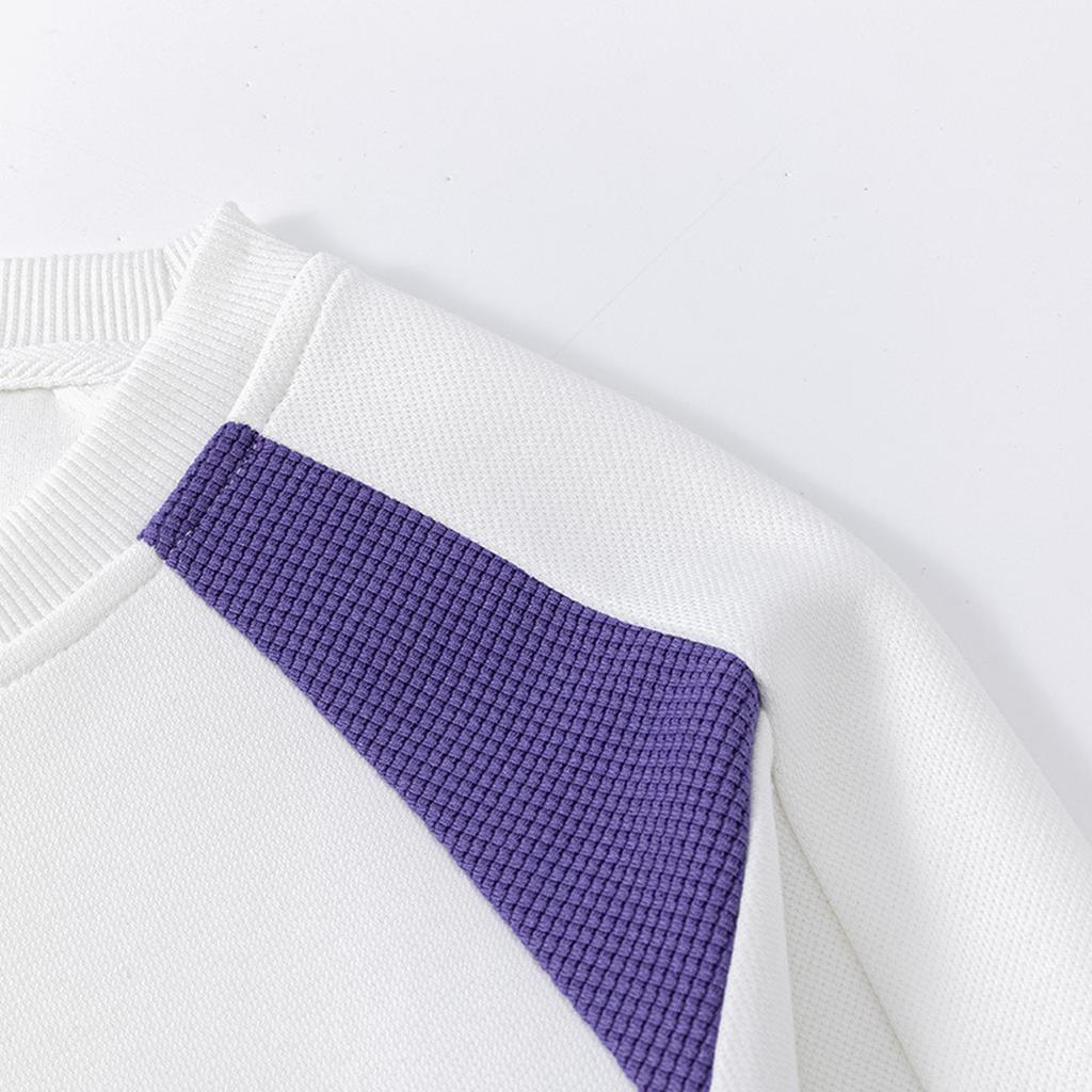 American Loose Splicing Sports Hoodie Casual Turtleneck Long-sleeved Jacket Men's Wear