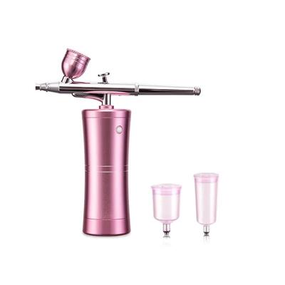Nuevo Kit de Mini compresor de aire recargable de 0,4mm, aerógrafo de pintura con pincel de aire para arte de uñas, aerógrafo artesanal de tatuaje