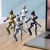 Medieval Action Figures Anime Figures Toys Movable Robot Multi-Jointed Dummys Fully Articulated Action Figures for Desk Display