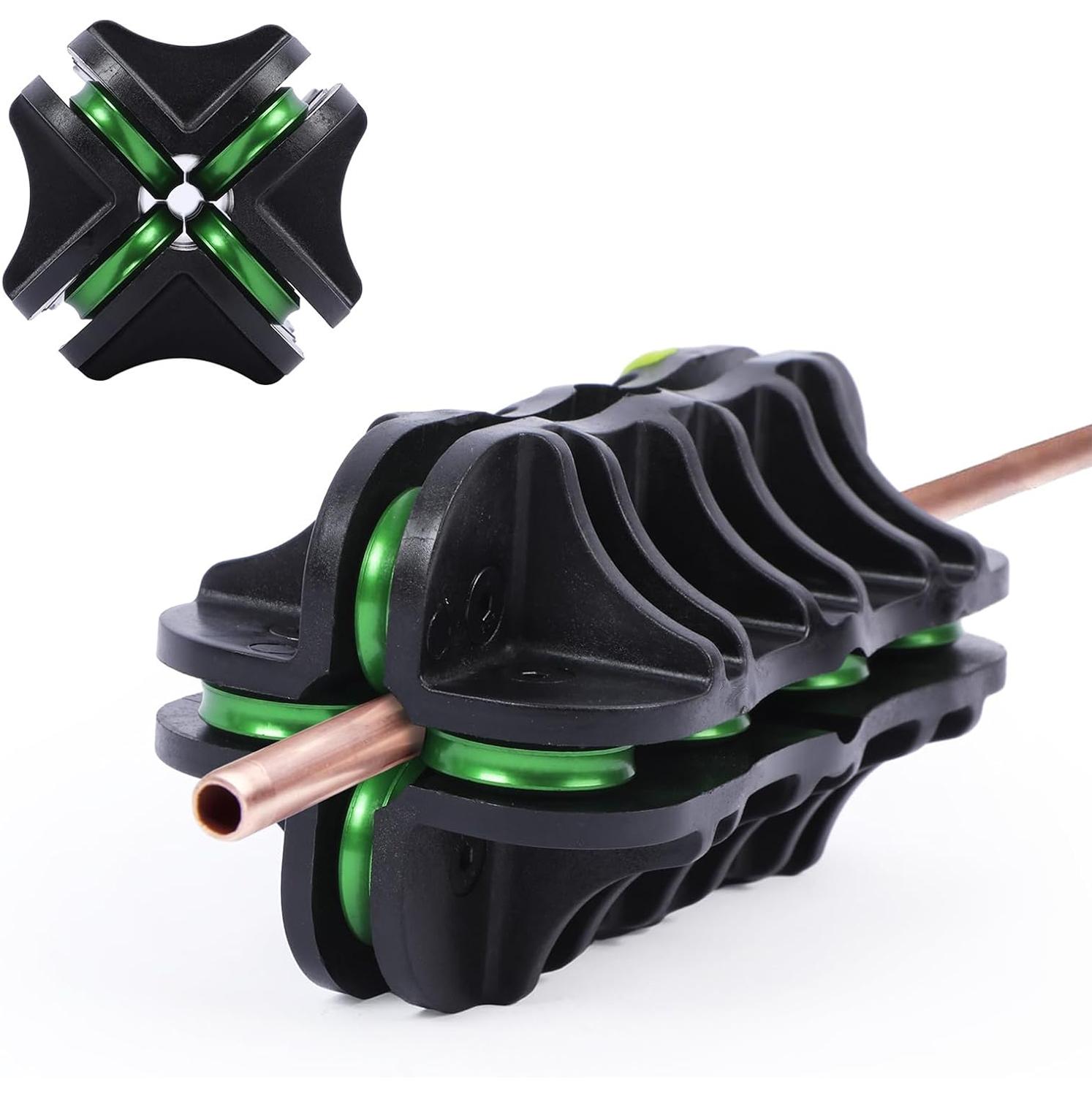 

3/16 дюйма 1/4 дюйма Ручной выпрямитель для труб Металлический выпрямитель для труб Портативный выпрямитель для тормозных и топливных труб Ручные инструменты чёрный