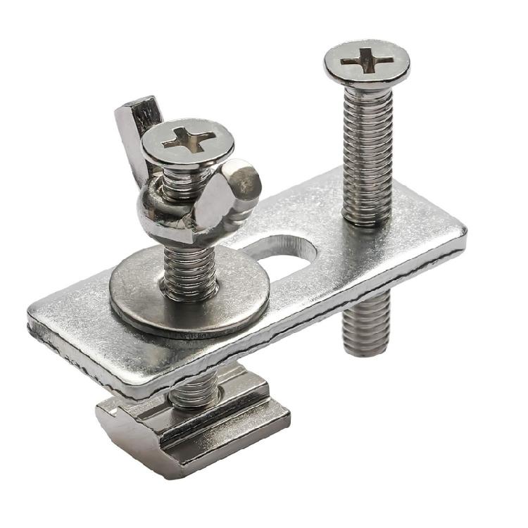4 Pcs T-Track Hold Down Clamps M6 Heavy Duty Press Plate for Engraving Machine