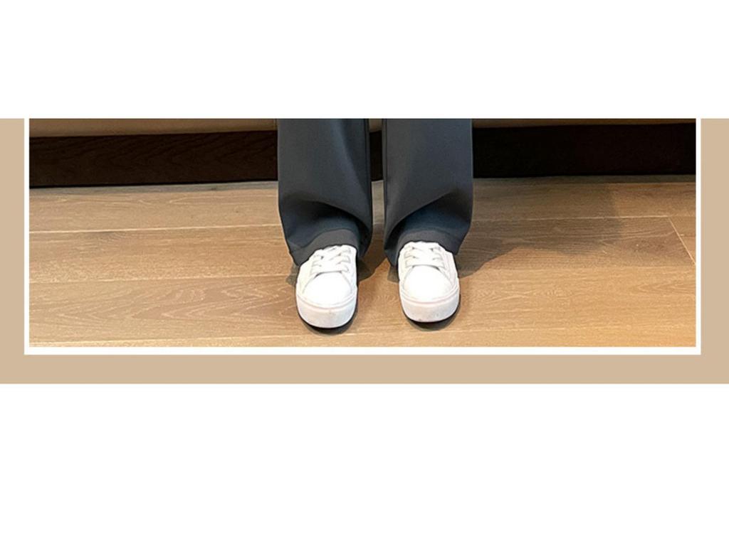 Damen Eisseide Weitbeinige High-Waist Sommerhose - Dünn, Elastisch und Modisch