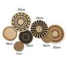 3/4/7pcs Bohemian Style Wall Basket Set Hanging Wall Basket Decoration Bohemian Style Wall Decoration Environmental Round Art