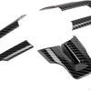 3 Pieces Steering Wheel Button Frame Cover Trim ,Accessories Car Stable Performance Direct Replaces