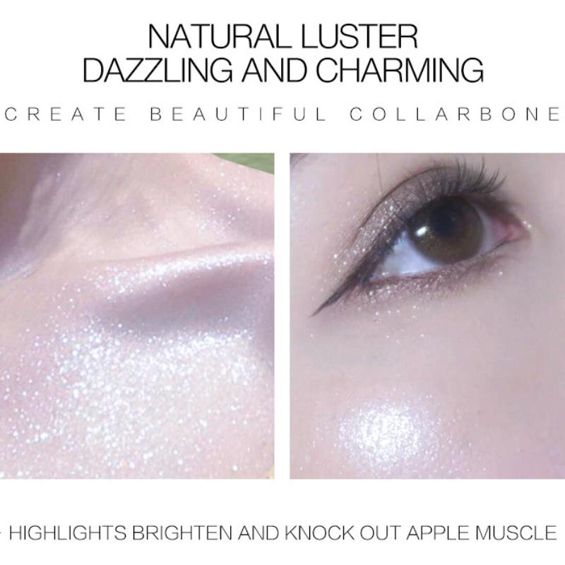 Moda culori mixte Pearl Rose Disc Highlighter Hrănire pentru piele Lumină complementară Iluminare naturală Discuri de iluminare