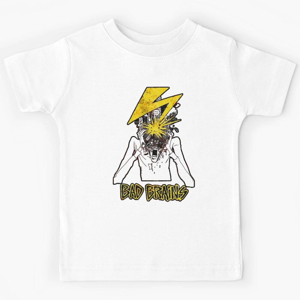 Bad Brains Kesetrum Kilat Kuning Vintage Kids T-Shirt 130