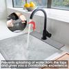 Bimkole 2 PCS Faucet Absorbent Mat, Kitchen Faucet Sink Splash Guard Wraparound Cloth Pads Sink Splash Absorbent Pad for Kitchen Bathroom Faucet