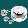 Toilet Button Convenient Round Tank Valve Replacement Part for Restroom Home S