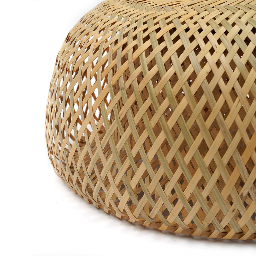 Wicker Rattan Fixture Vintage Style Light Bamboo Ceiling Lamp Pendant Hanging Light For Home Decor Pendant Light