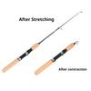 55/65/75cm Ice Fishing Rod Portable Shrimp Fishing Pole LightWeight River Comfortable Grip Carp Tackle Pesca Fishing Equipment