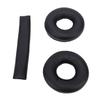Earpad Headband Protector Set Fit for WH CH520 Headphone Replacement Ear Pads Headband Cover Black