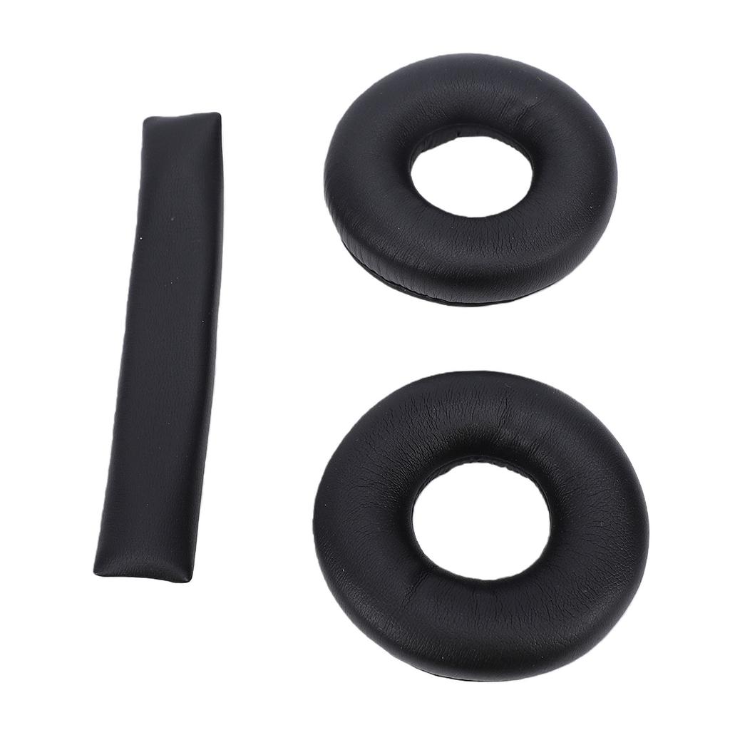 Earpad Headband Protector Set Fit for WH CH520 Headphone Replacement Ear Pads Headband Cover Black