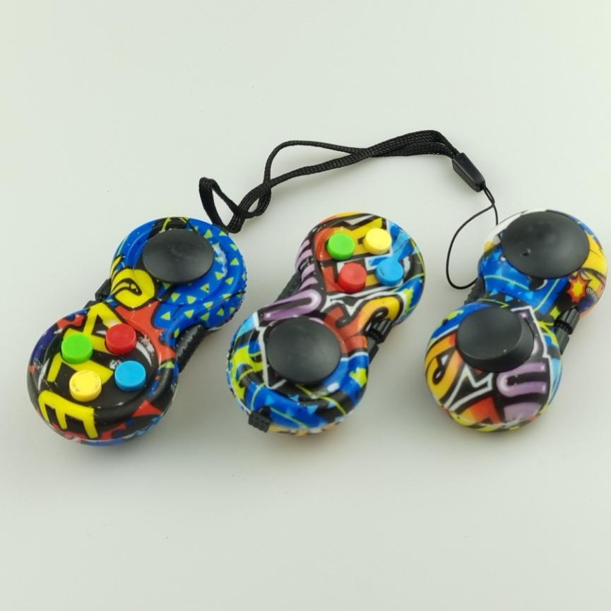 Decompression Handle Rubik's Cube Toy Decompression Handle Silicone Button Handle Second