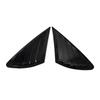 Mirror Covers For Ford Focus MK2 Hatchback 2005-2011 Car Rear Louver Window Side Shutter Cover Trim Sticker Vent Scoop ABS Carbo