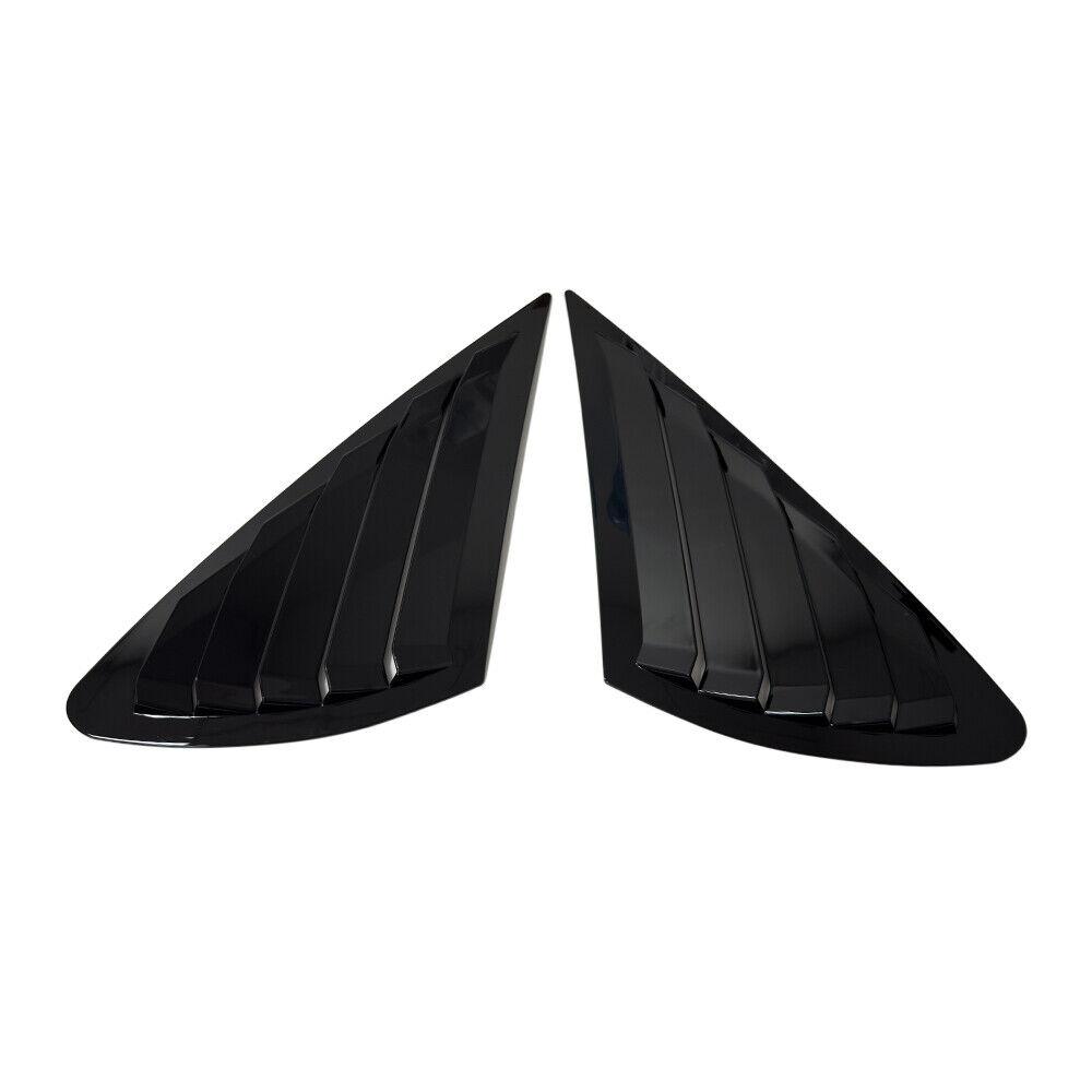 Mirror Covers For Ford Focus MK2 Hatchback 2005-2011 Car Rear Louver Window Side Shutter Cover Trim Sticker Vent Scoop ABS Carbo