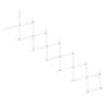 7 Point Center Finding Tool Stainless Steel Equidistant Spacing Divider Woodworking Welding Center Finder