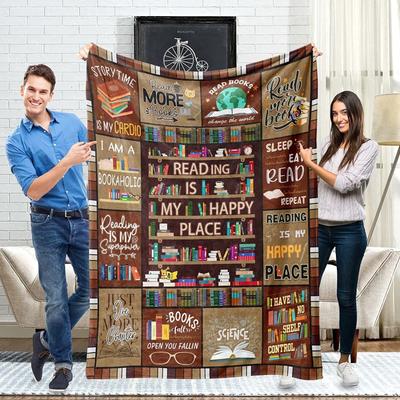 Book Lover Gifts Blanket Book Club Gifts Women's Book Lover Bookish Literature Gifts Best Bookworm Birthday Gifts