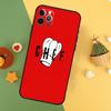 Love Baking Chef Knife Funda For iPhone 11 12 13 14 16 15 Pro Max Mini XS Max X XR SE2 7 8 14 16 15 Plus Phone Case