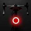 Fanale Posteriore per Bicicletta Multi Modalità di Illuminazione Ricarica USB Luce LED per Bici a Forma di Cuore Lampeggiante Posteriore per Bici da Strada Mtb Reggisella