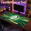 Ireland Rugby Customized Name Text Mouse Pad, Large Desk Mouse Mat Personalized Home Office Present
