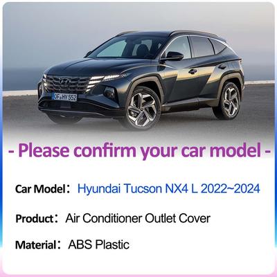 Para Hyundai Tucson NX4 L 2024 2024 2024 Capa de Saída de Ar Condicionado do Carro Ventilação de Exaustão Sob o Assento Traseiro Acessório Interior