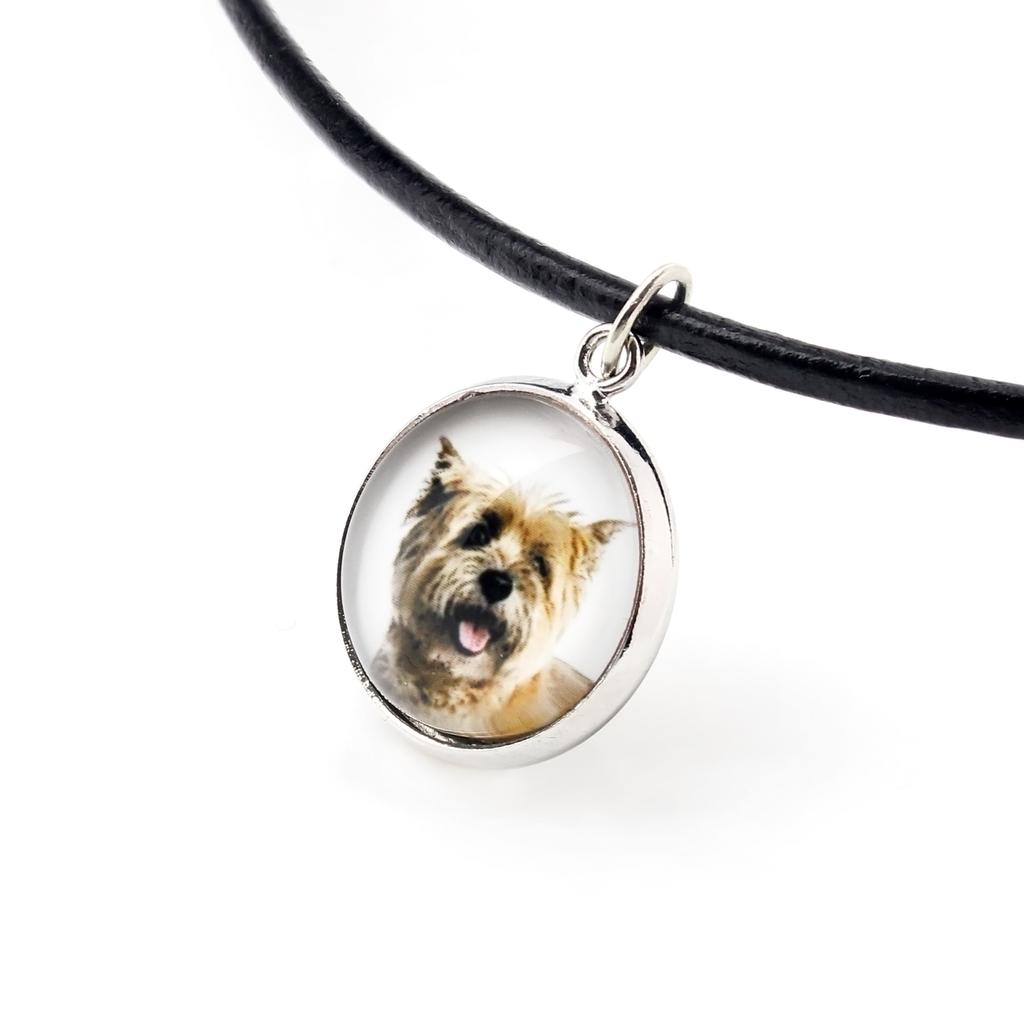 Cairn Terrier - ciondolo collana con la tua foto, fatto a mano, gioielli artigianali del marchio Art-Dog