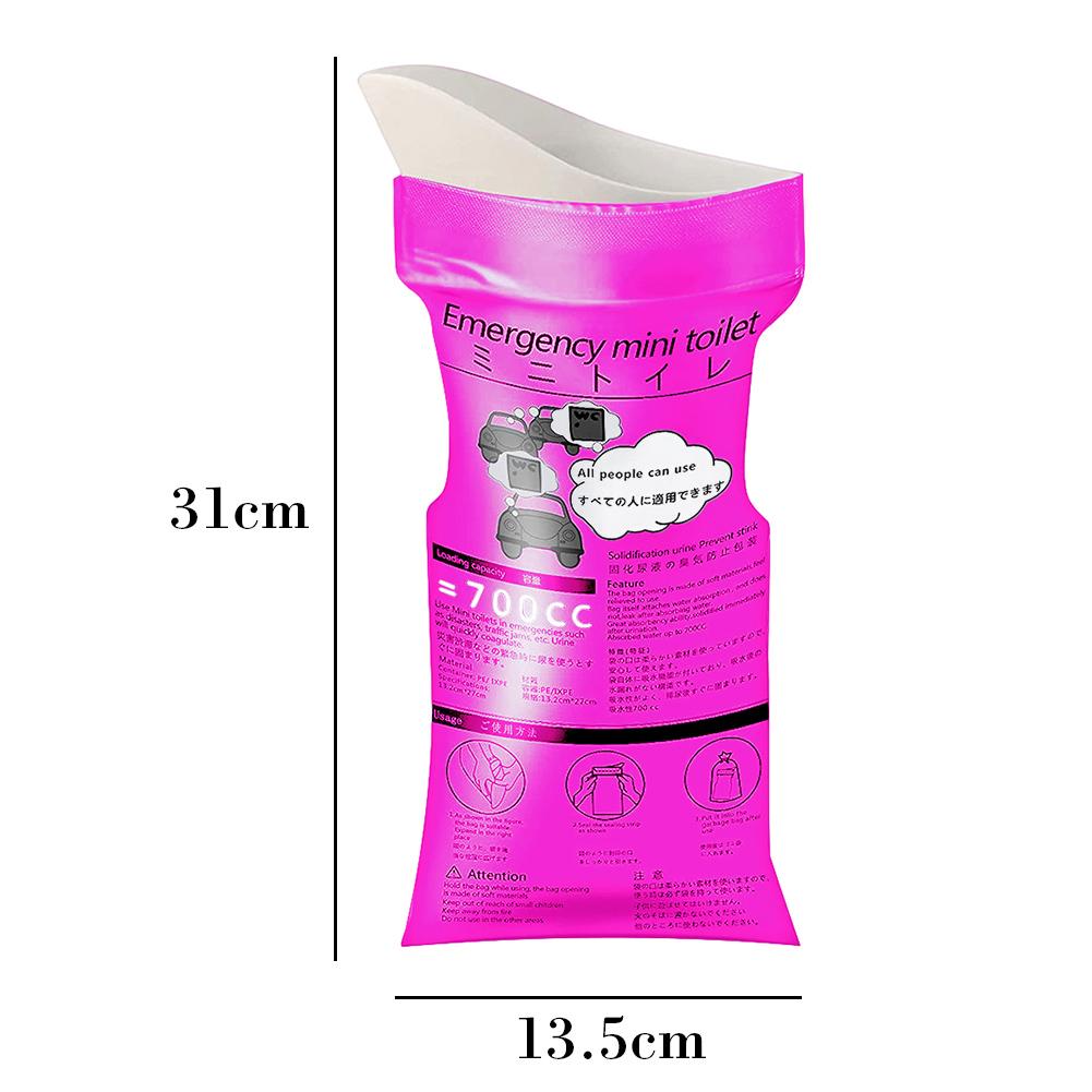 6/1PCS 700ml car urinal portable urine collector man outdoor portable urine bag female urinal Camping Emergency Easy urinal