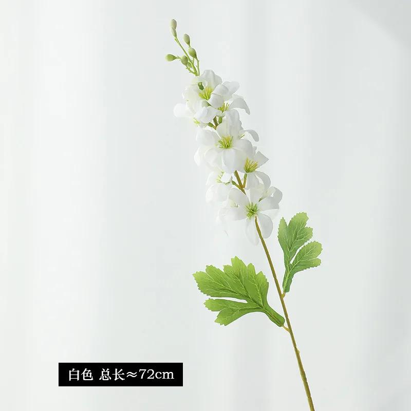 10Pc/lot Artificial Silk Flower Hyacinth Wedding Decor Fake Delphinium Flowers Home Room Decoration Ornaments Party Table Floral